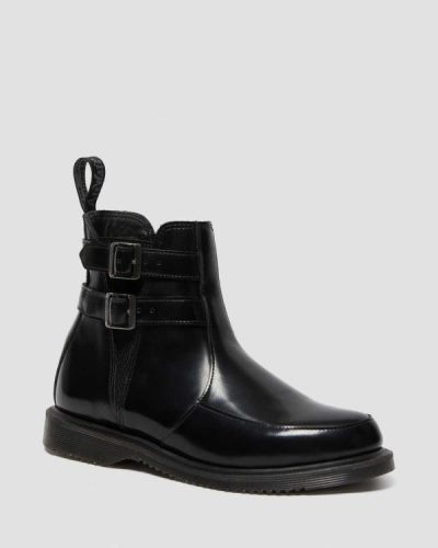 Botas Chelsea Dr Martens Flora Smooth Cuero Buckle Para Mujer DR5338J